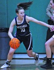 Marley Cloer fights for space in the paint in 2019. (MNJ file photo)